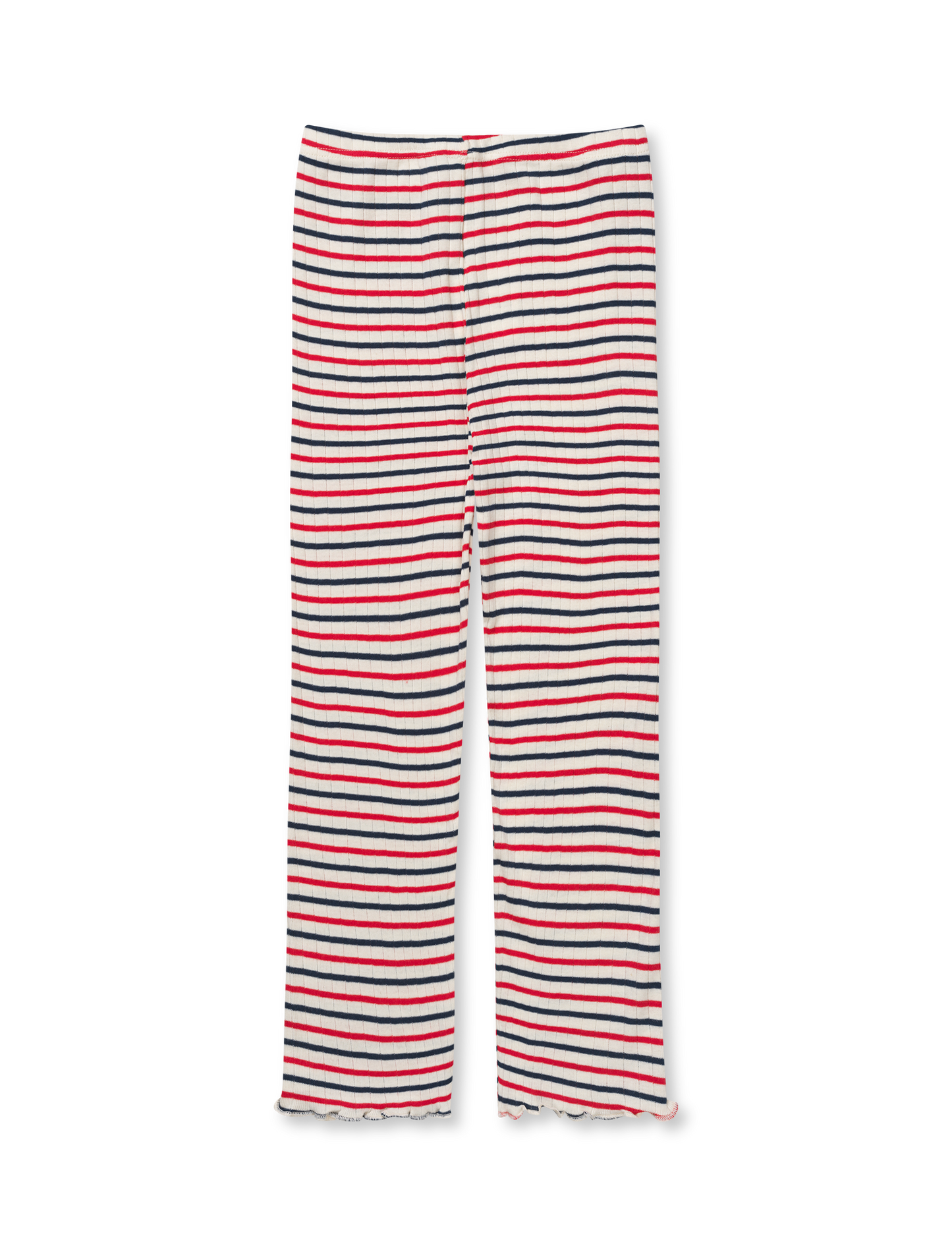 NPS Kids Frill Pants Tricolore, Ecru/Red/Marine