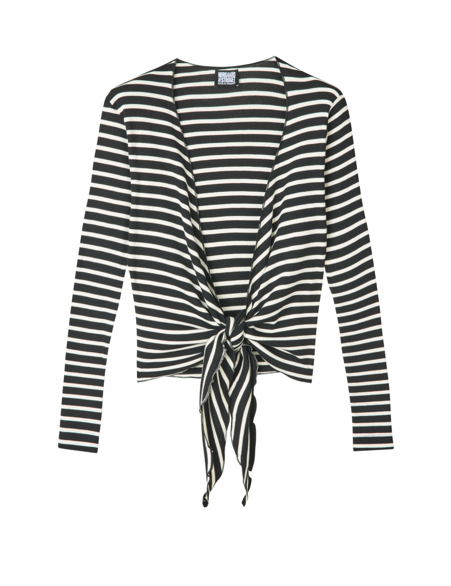 NPS Wrap Top NPS Stripe, Black/Ecru