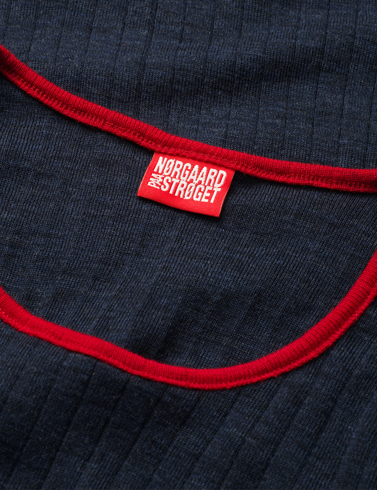 101 Wool Kontrast, Marine/Red