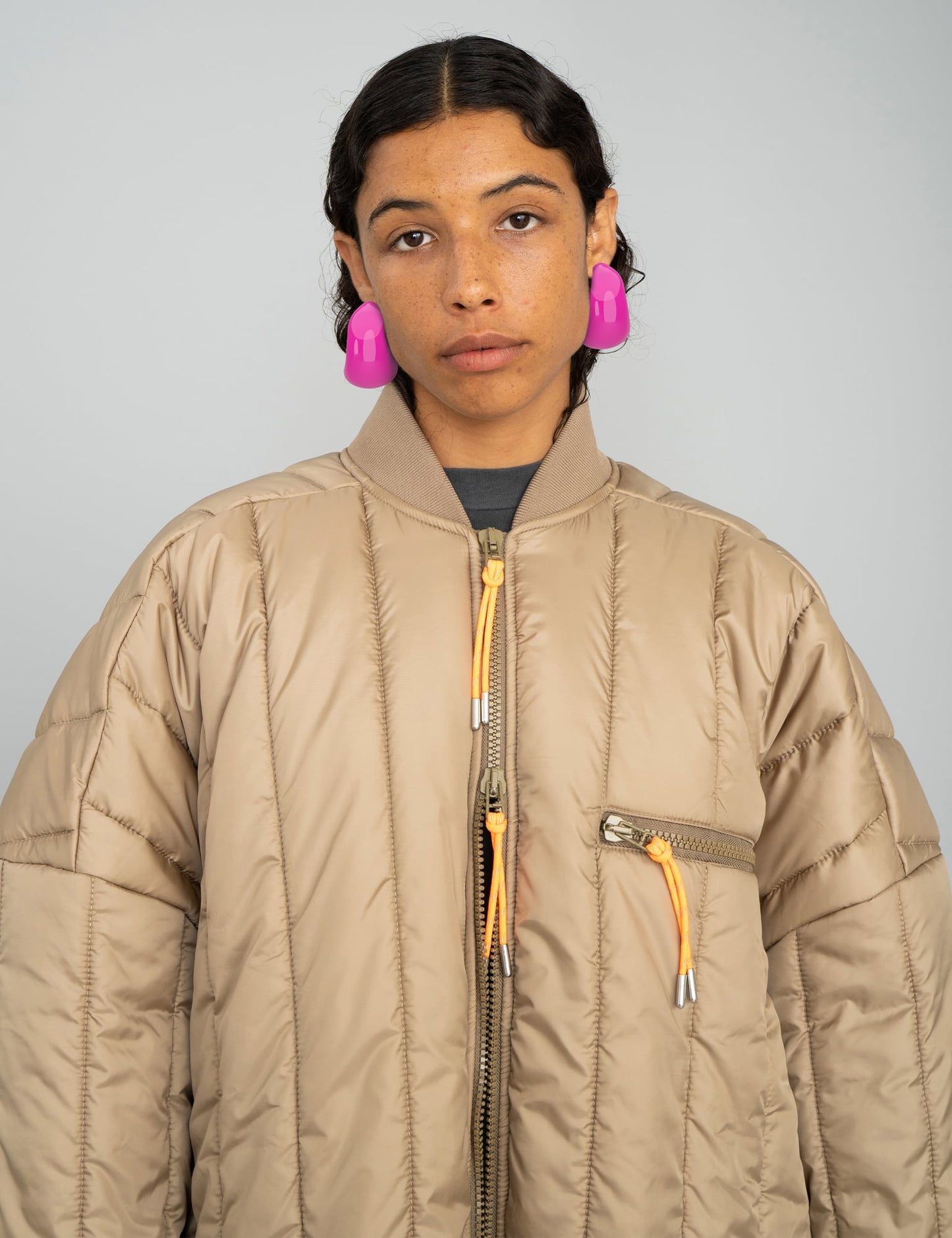 Recy Poly Rip Cathal Jacket, Petrified Oak