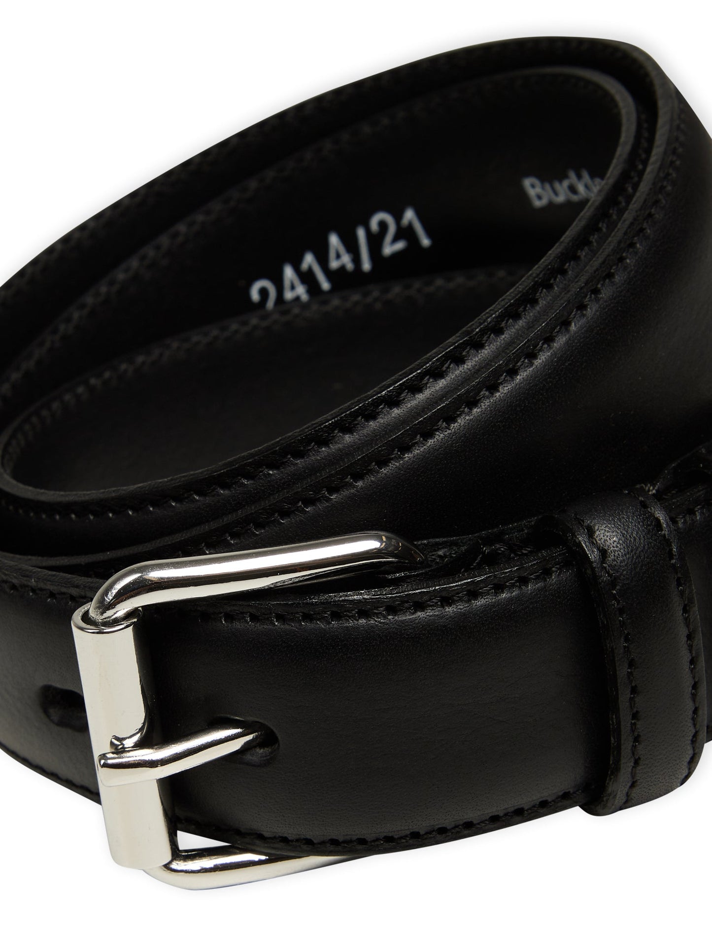 Skin Stitch Bowie Belt, Black