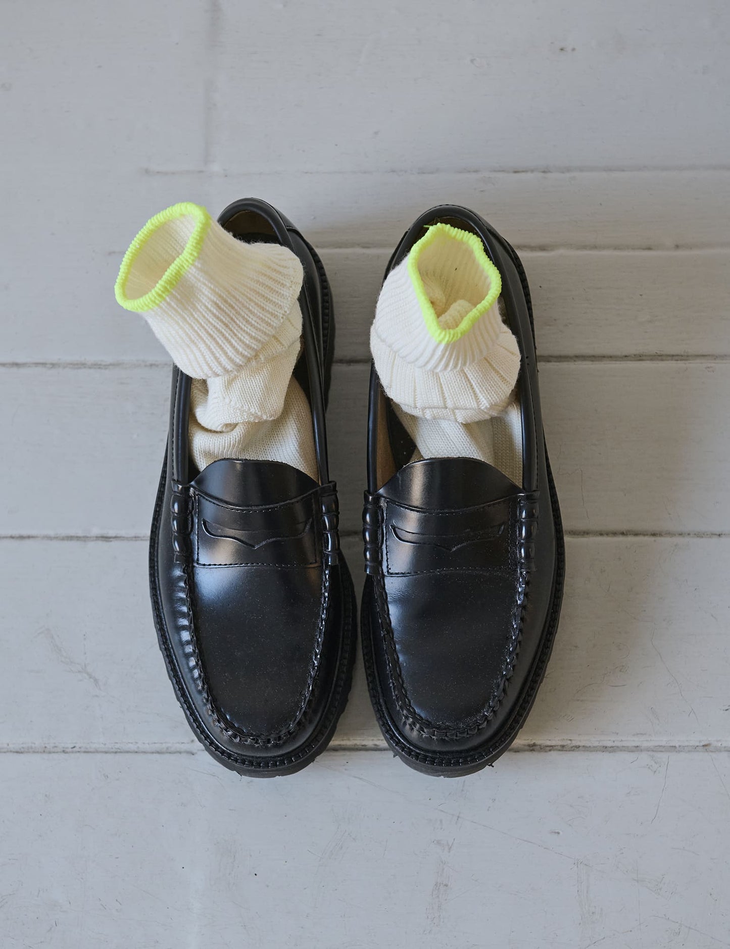 Woolen Carl Socks, Seedpearl