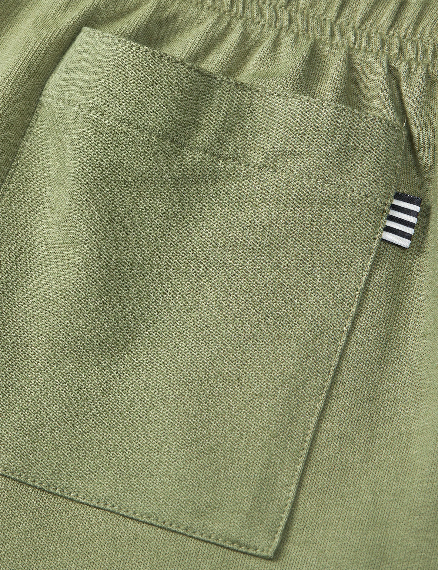 Light Terry Seano Shorts, Oil Green