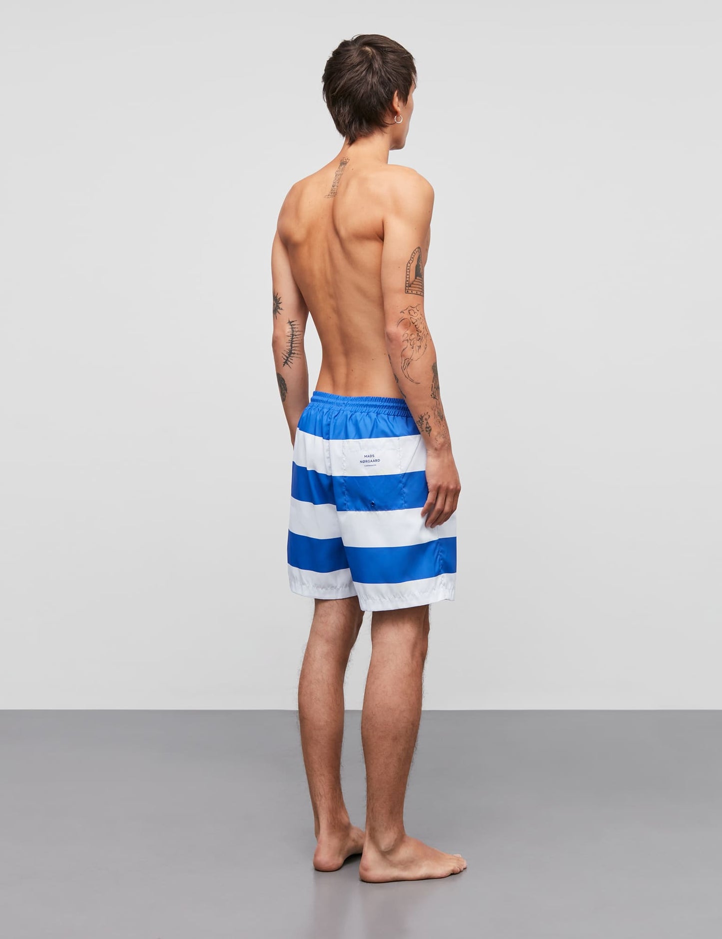 Sea Sandro Stripe Shorts, Surf The Web/White