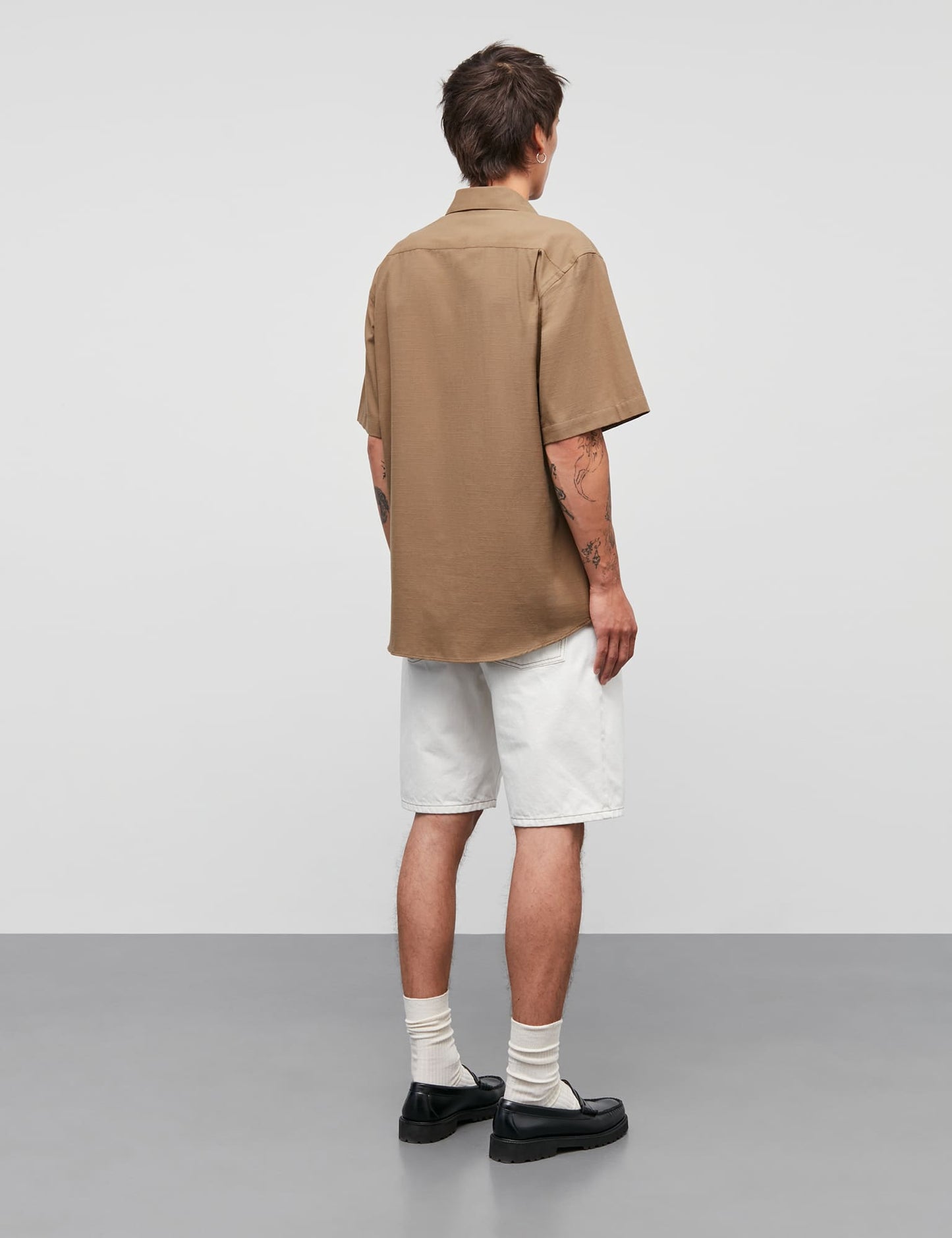 Grida Cotton Victor Shirt SS, Kangaroo