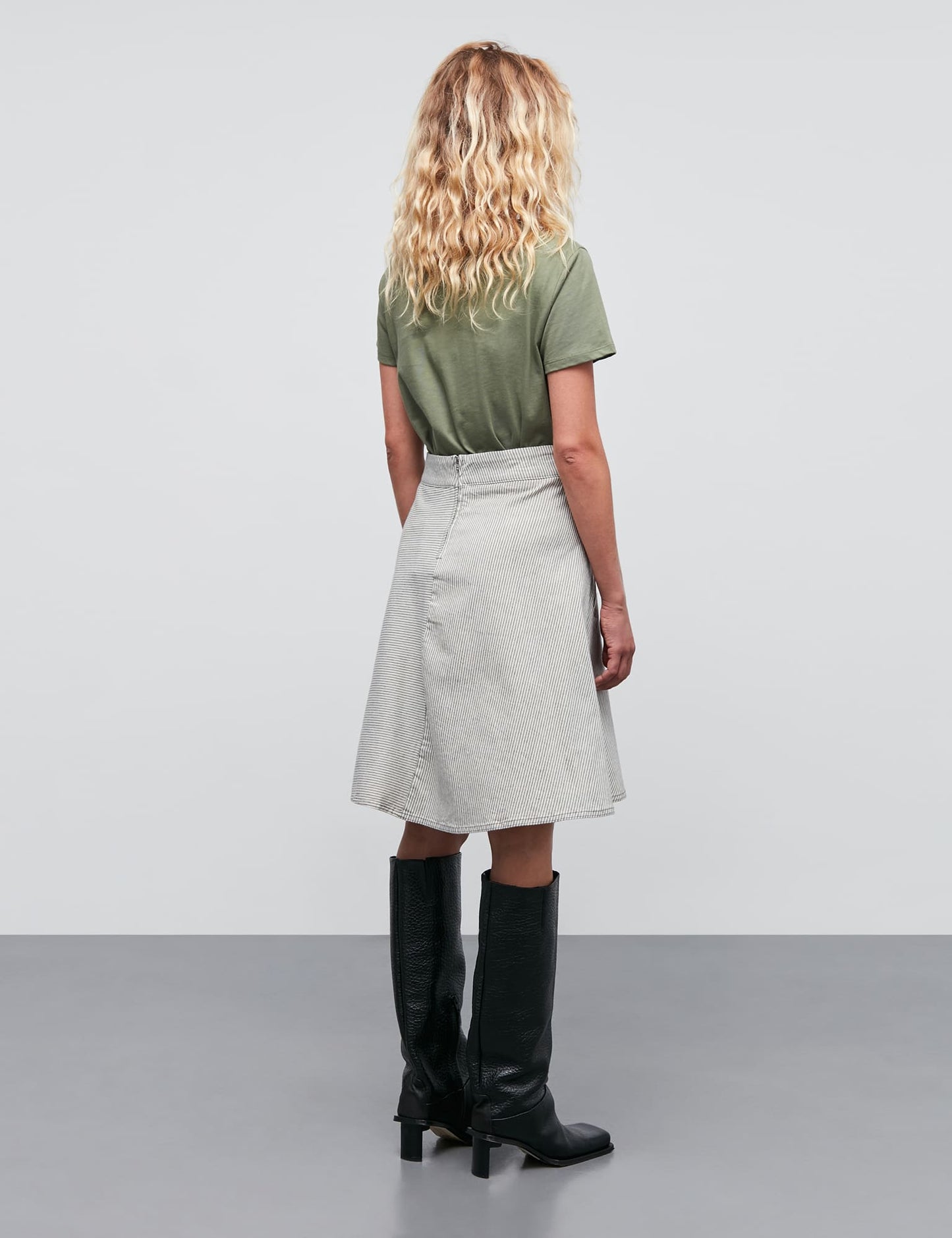 Bromi Stelly Skirt, Four Leaf Clover/Whitecap Grey