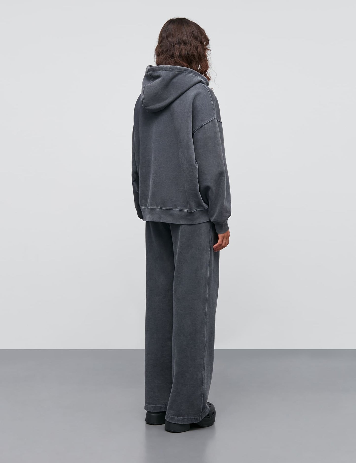 Compact Cotton Alpa Zip Hoodie, Asphalt