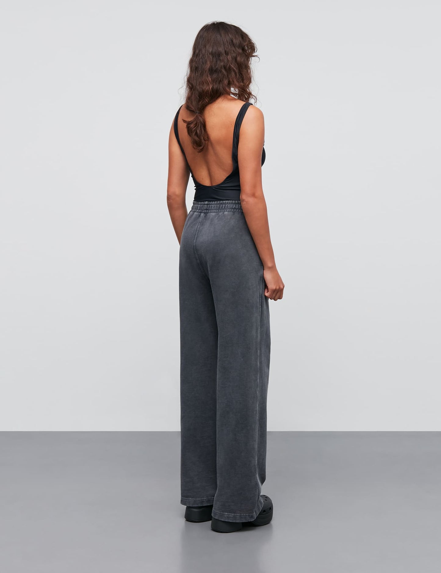 Compact Cotton Lotti Pants, Asphalt