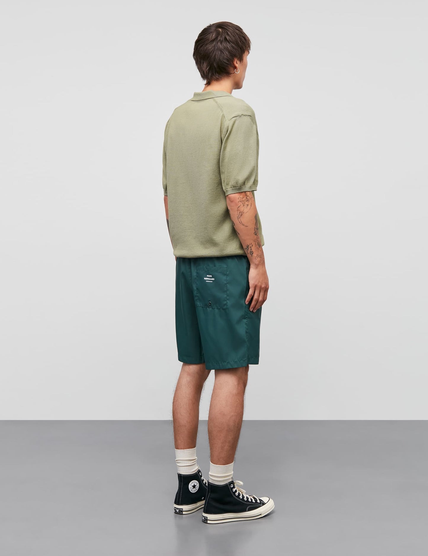 Tight Cotton Tristan Knit SS, Oil Green