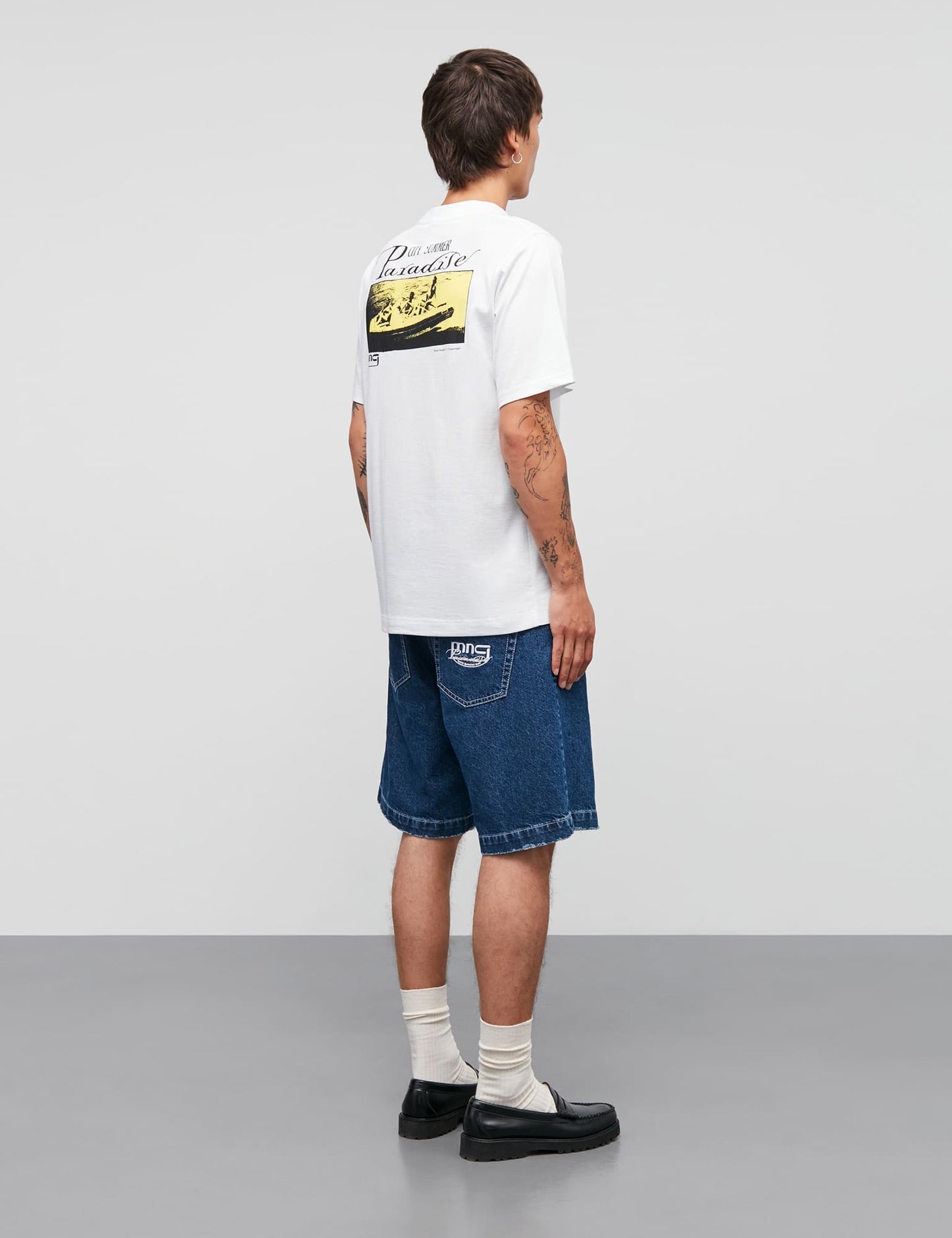 Texas Coen Paradise Shorts, Blue Wash