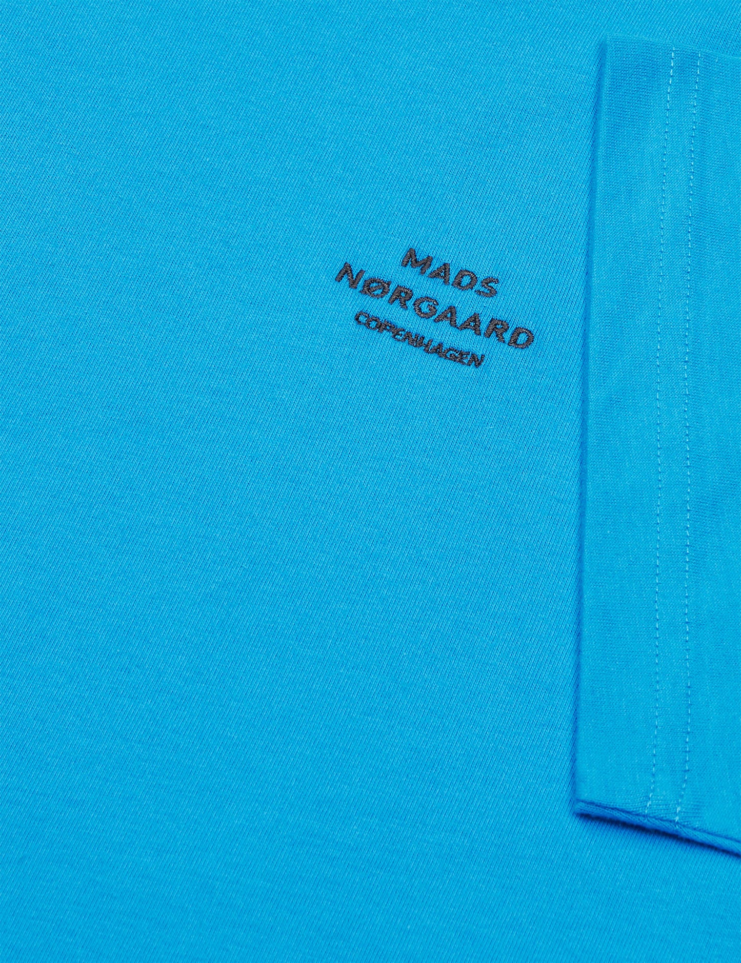 Cotton Jersey Frode Logo Tee FAV, Malibu Blue