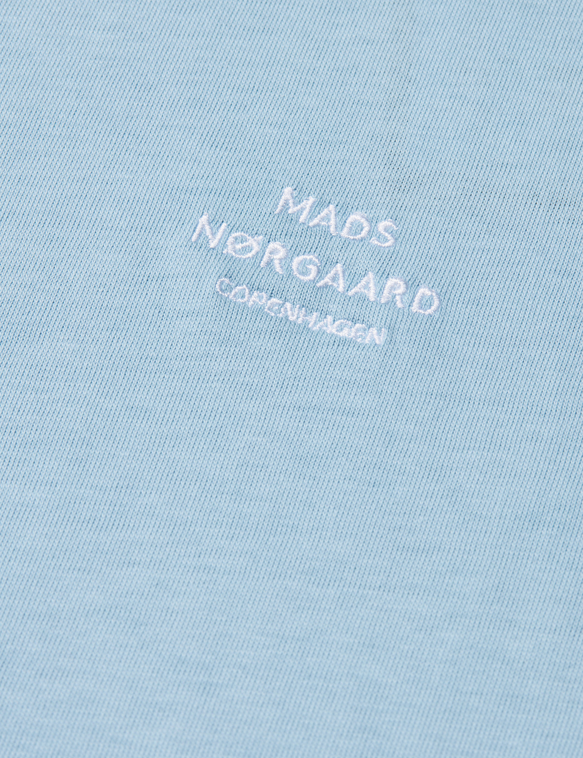 Cotton Jersey Frode Logo Tee FAV, Powder Blue