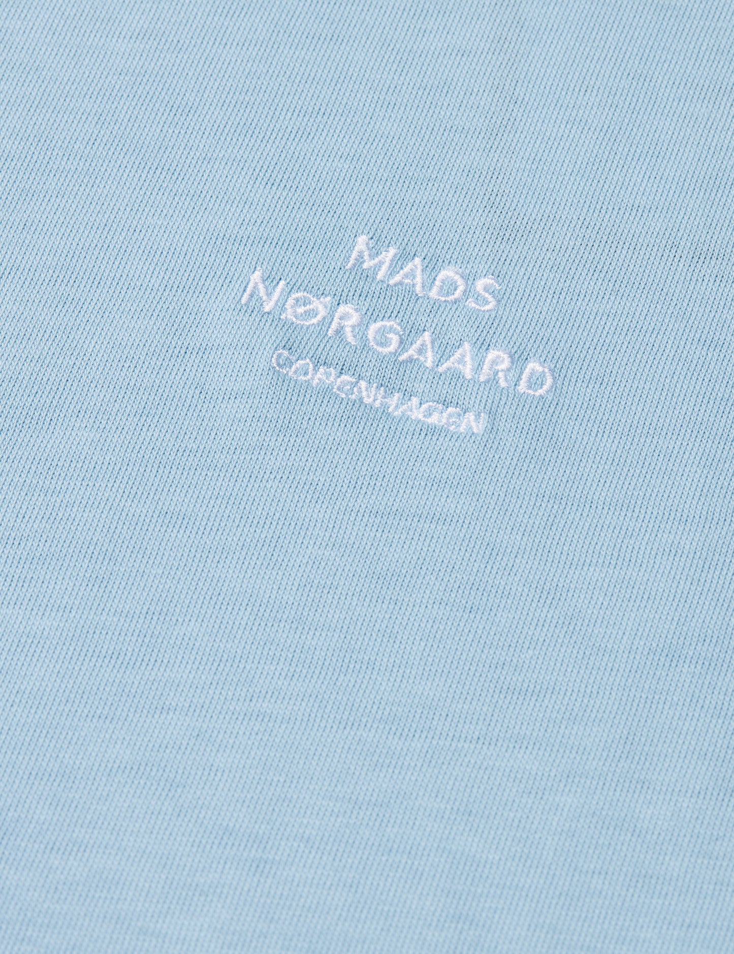 Cotton Jersey Frode Logo Tee FAV, Powder Blue