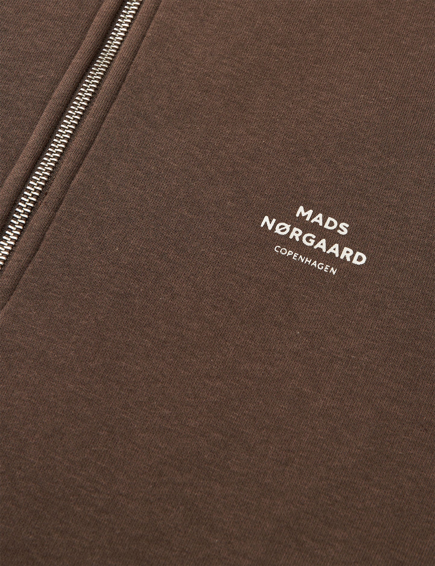 Standard Half Zip Logo Sweat, Demitasse