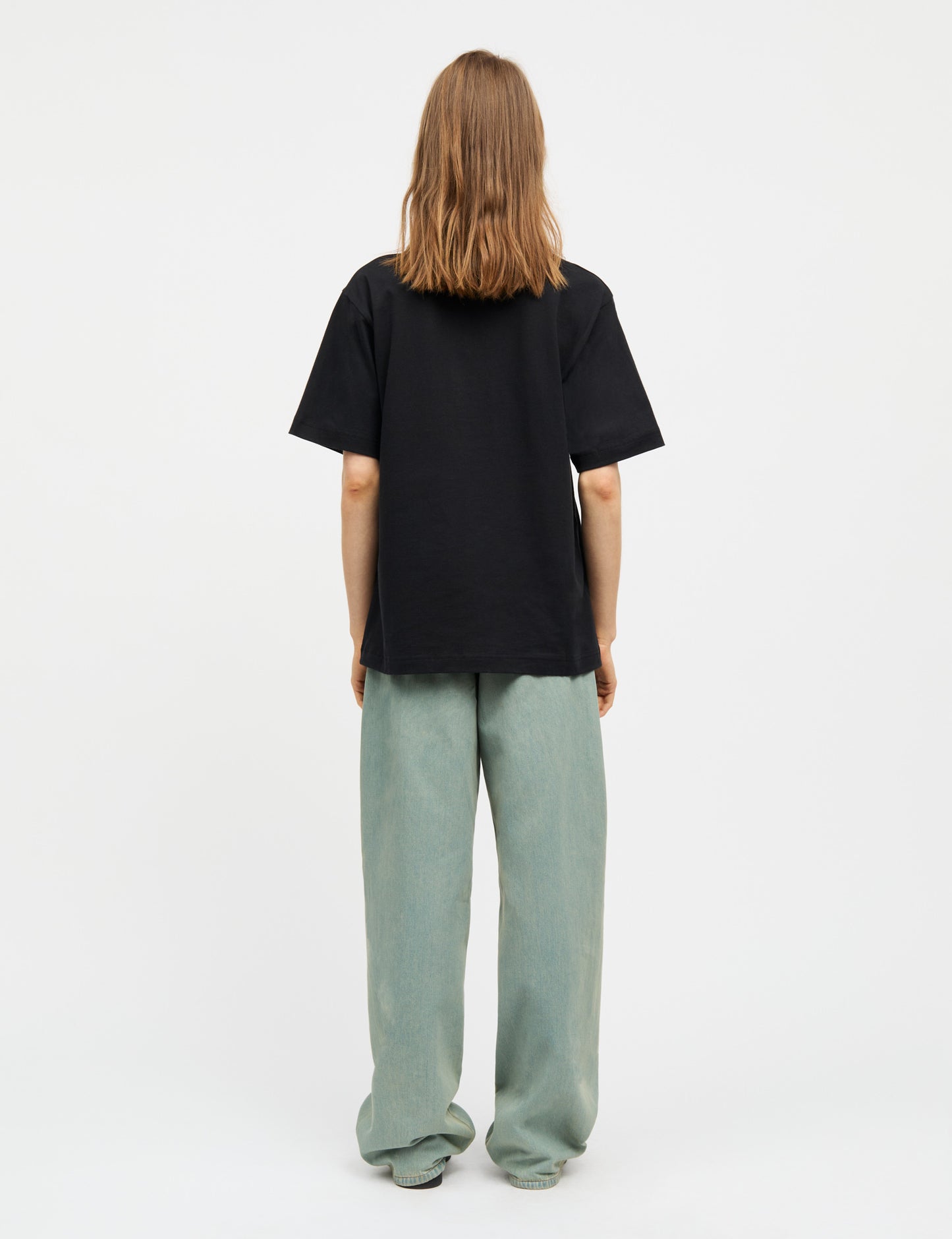 Cotton Jersey Dassel Tee, Black