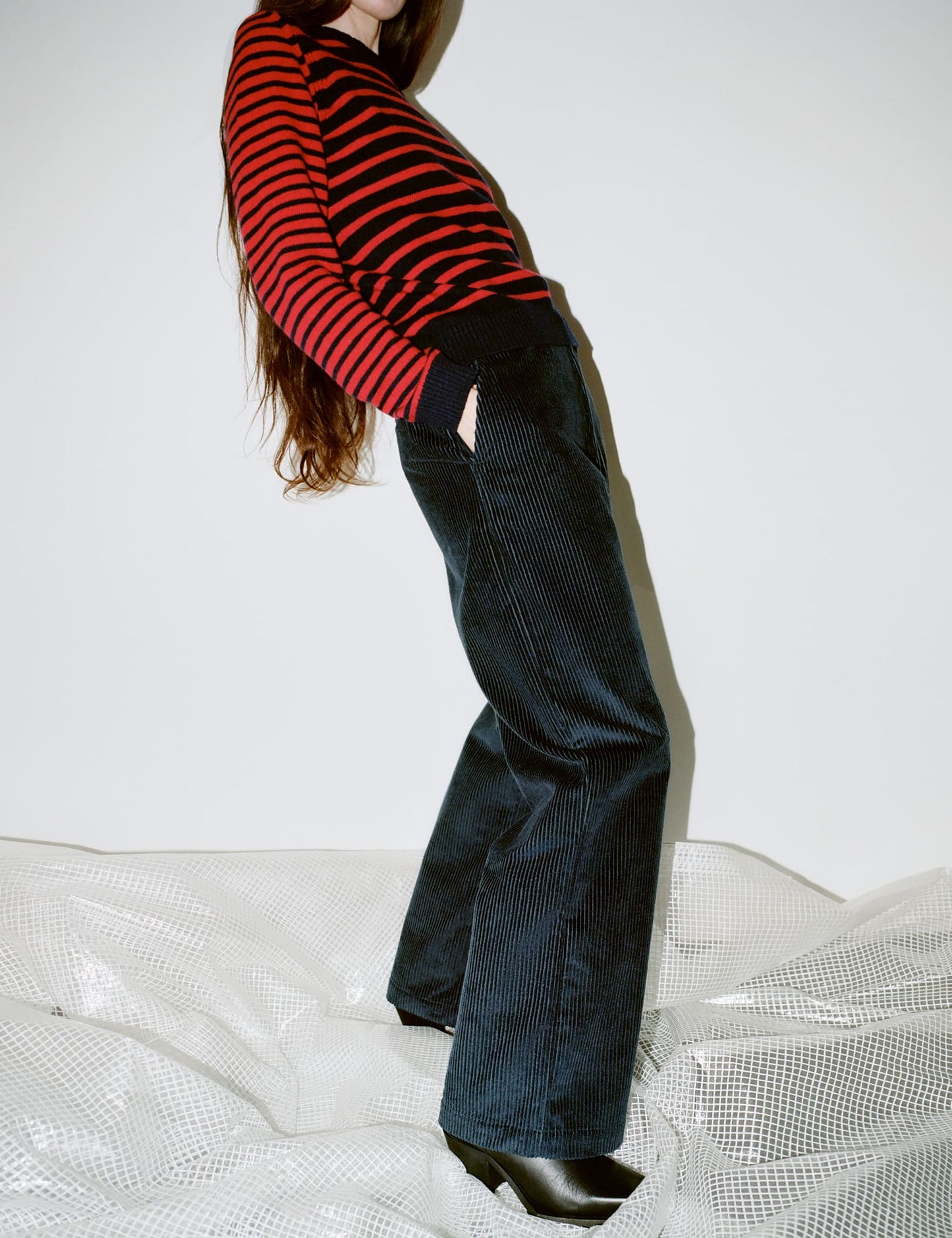 Pretty Cord Carly Pants, Parisian Night