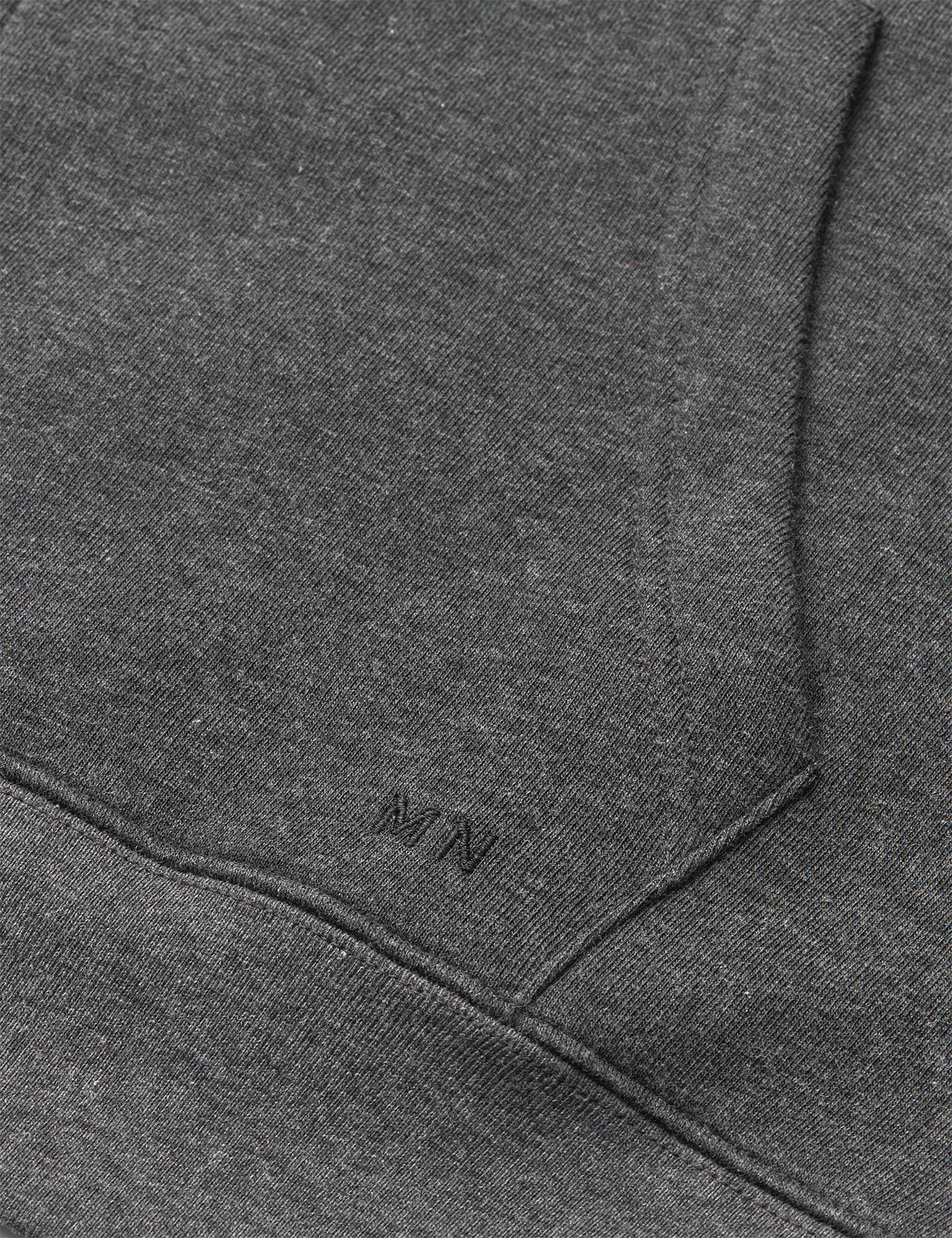 Standard Luka Hoodie Zip Sweat, Dark Grey Melange