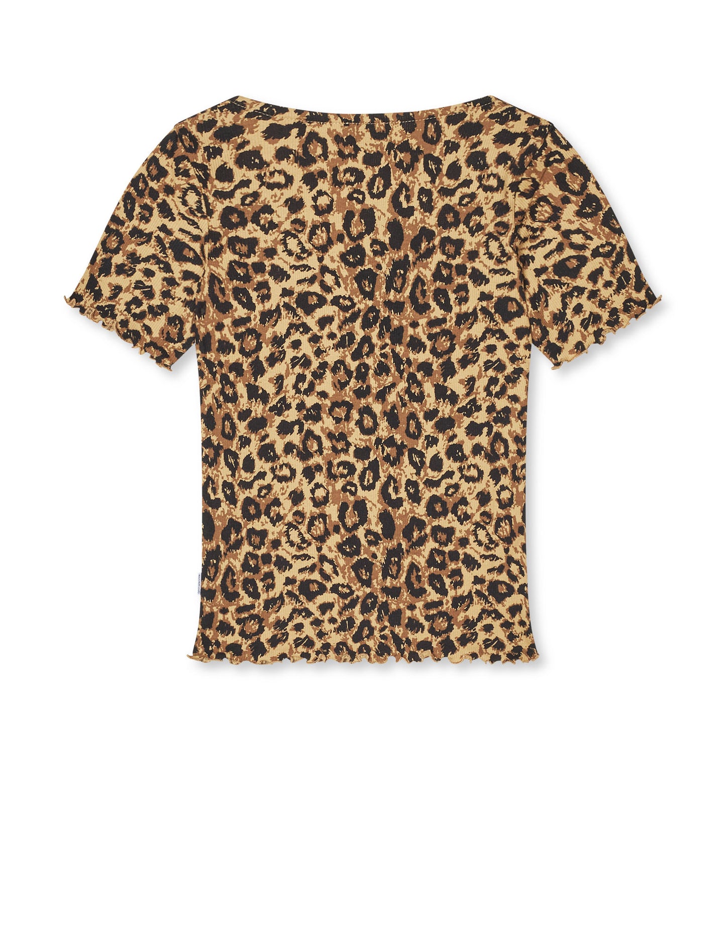 2x2 Cotton AOP Tiki Tee, Leopard AOP/Black