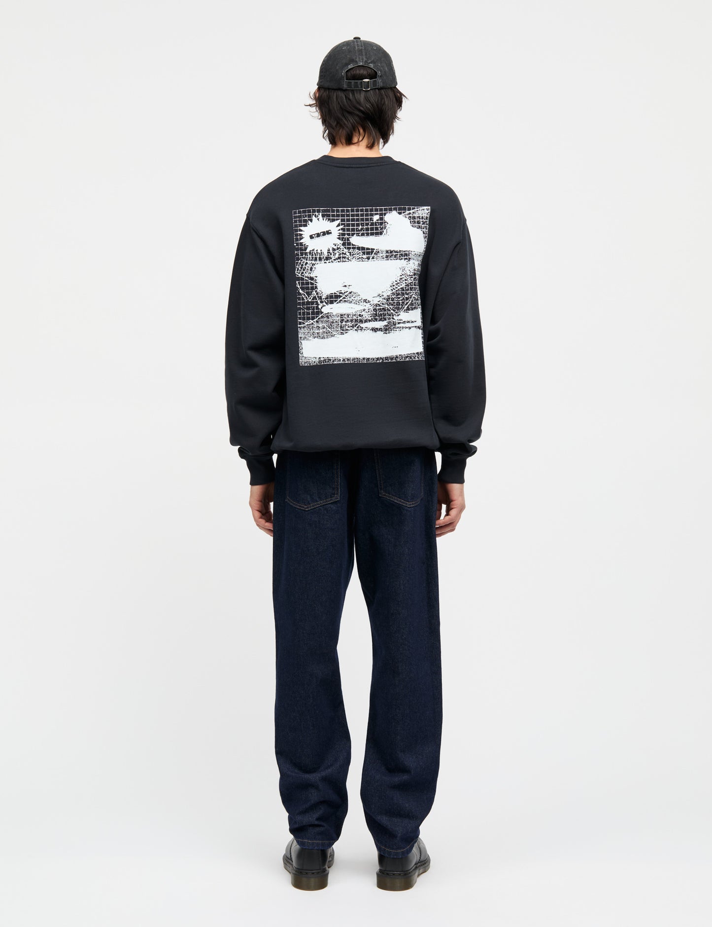 Tough Hawk Fantasy Crew Sweat, Black