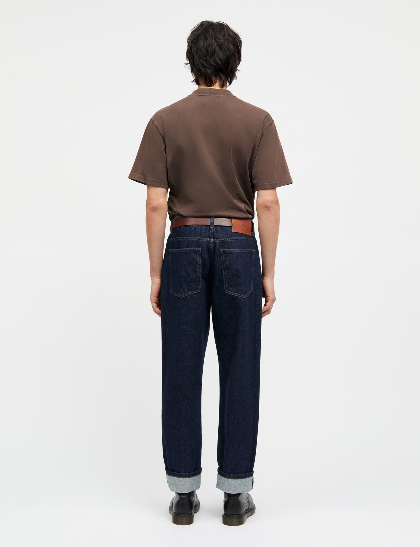 Combed Jersey Dye Thorbjørn Tee, Demitasse