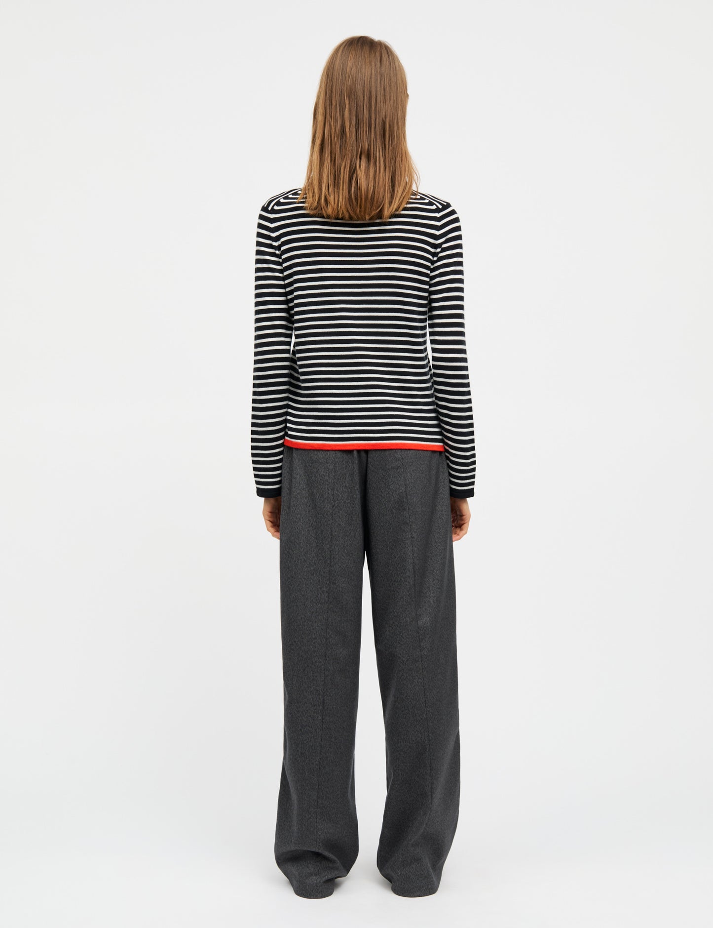 Fine Merino Ivy Knit, Black/Vanilla Ice