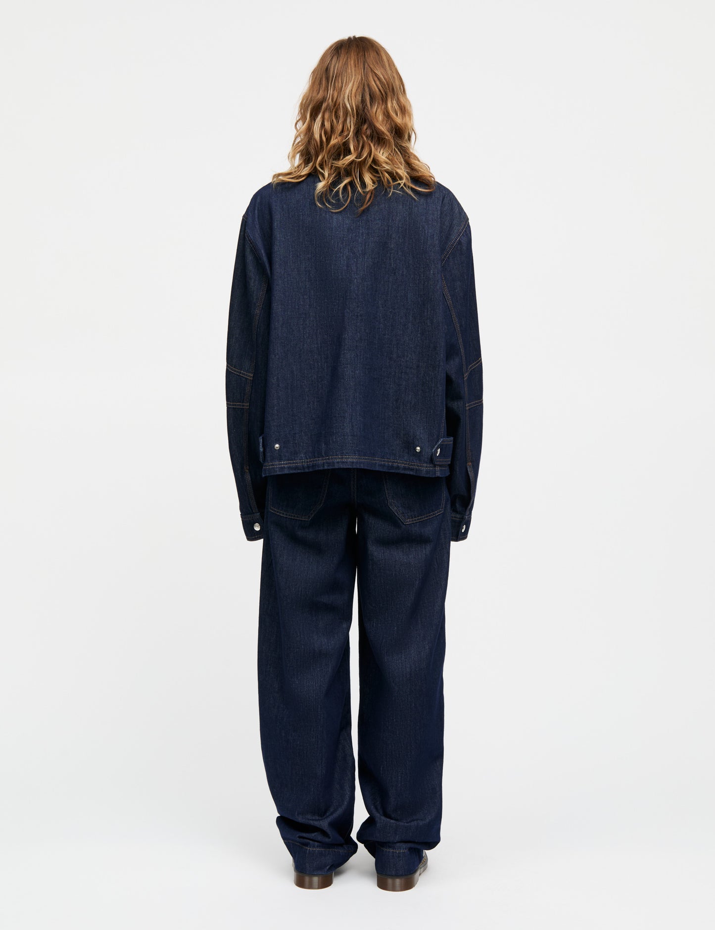 Cosy Denim Solar Jacket, Dark Indigo