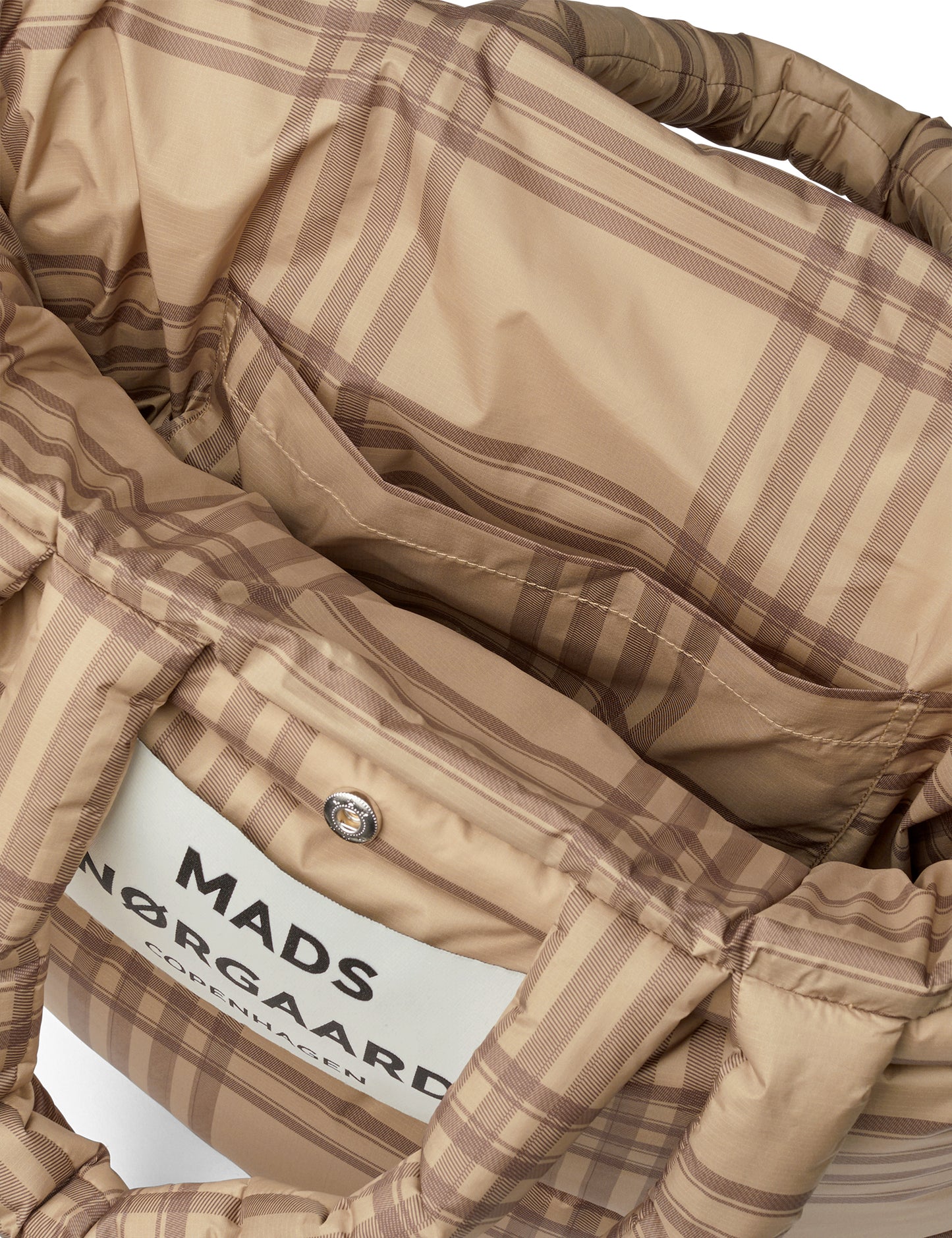 Light Ripstop Pillow AOP Bag, Cornstalk/Cocoa Brown