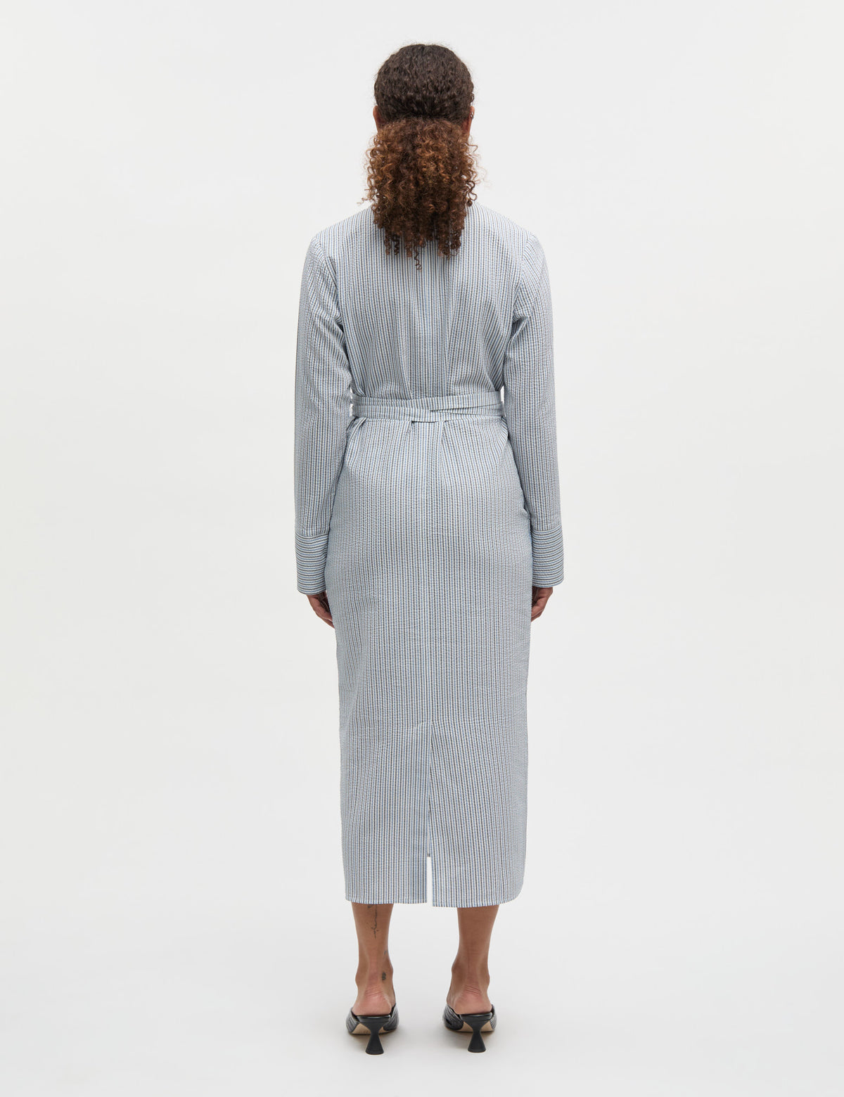 Soft Crease Oda Dress, Sky Captain/Bright Cobalt/Vani