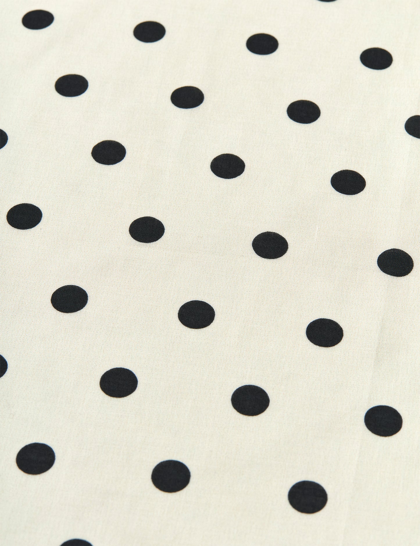 Soft Cotton Self Dot Scarf, Dot AOP/Black