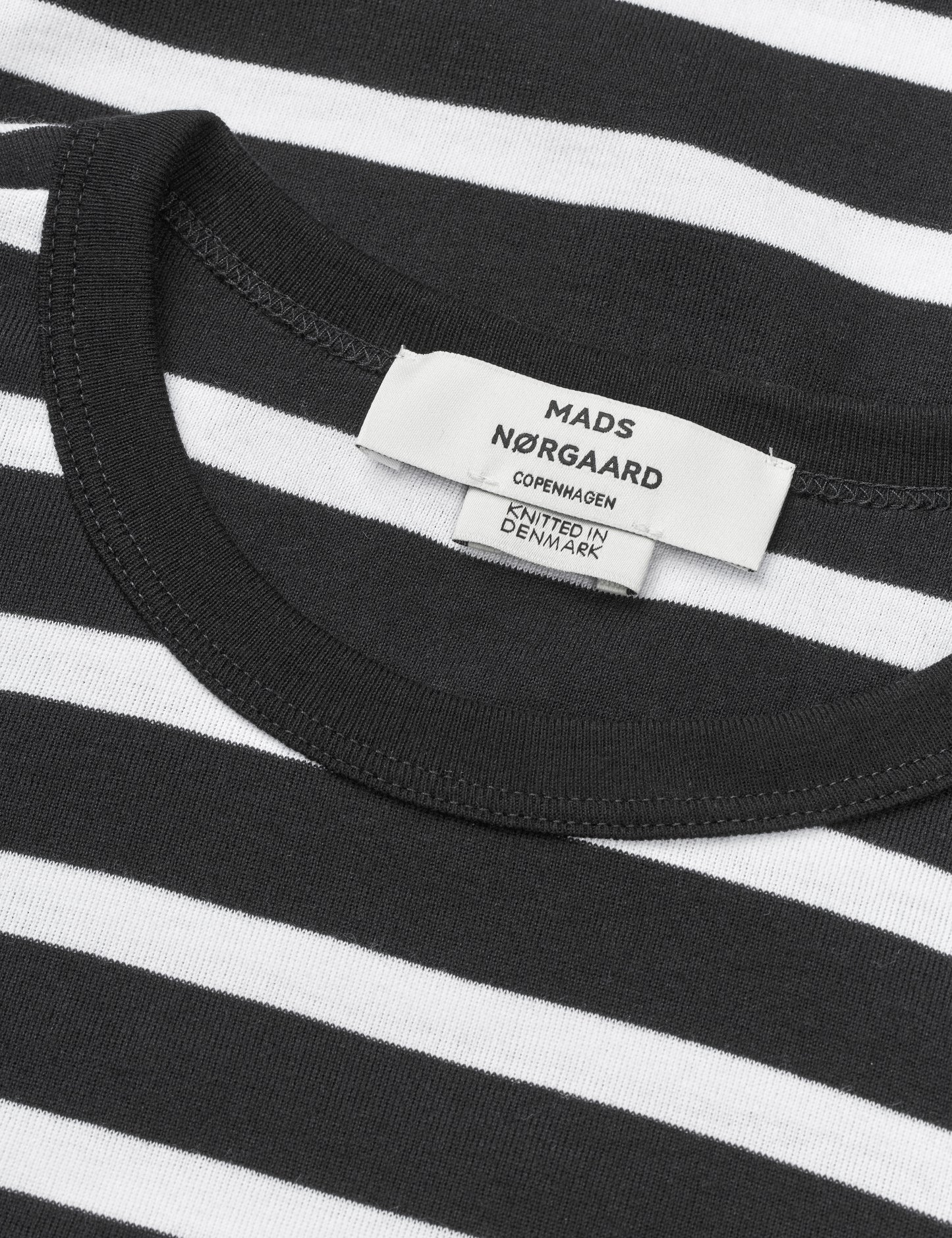 Grace Jersey Stripe Lea Top, Black/White