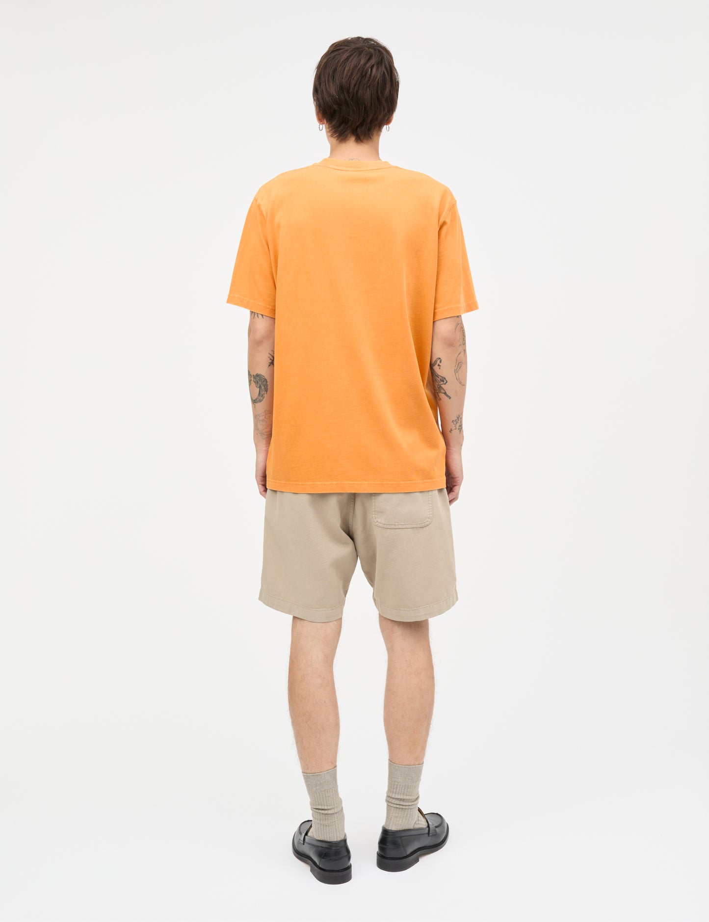 Combed Jersey Dye Thorbjørn Tee, Zinnia