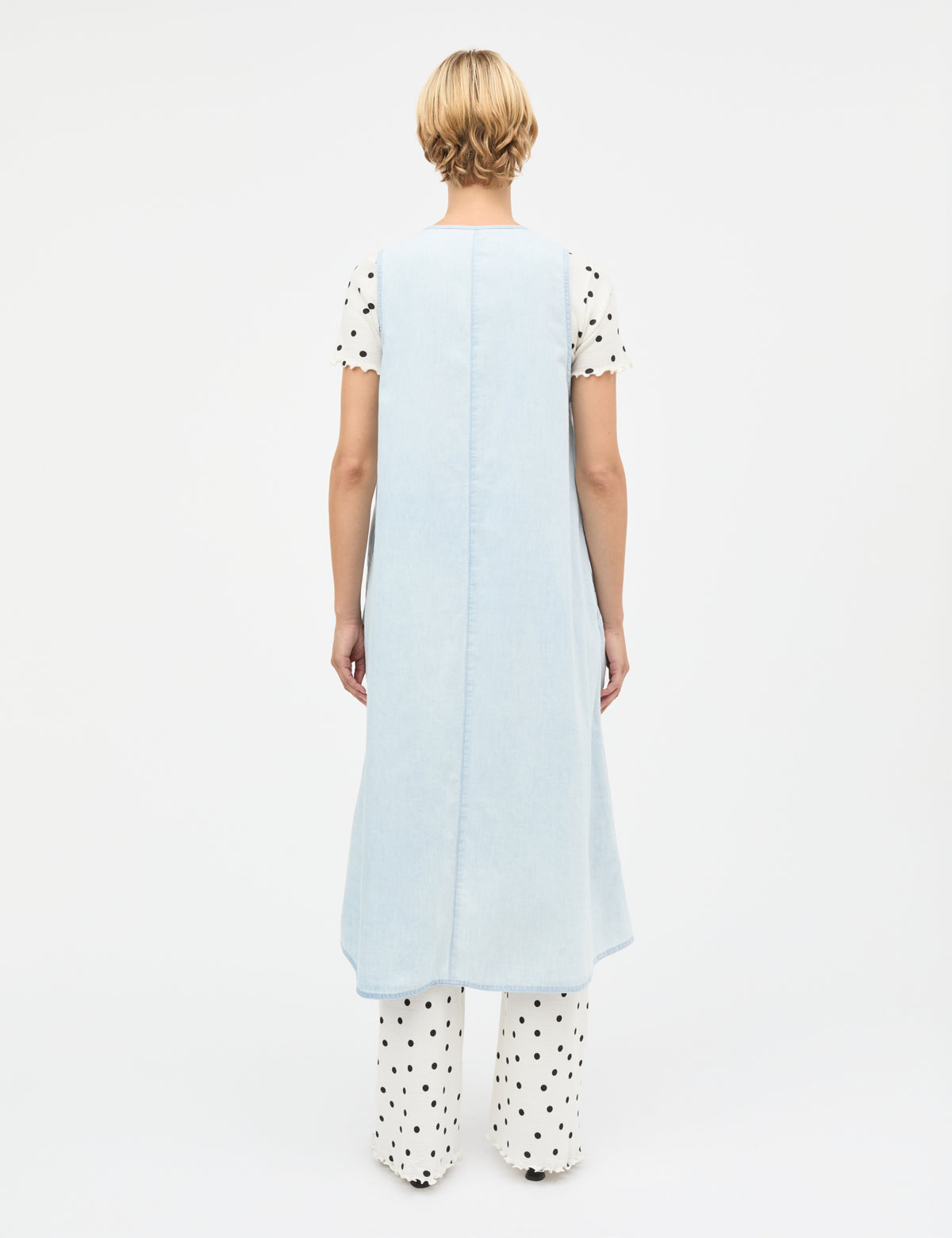 Pointella Volan Pants AOP, Dot AOP Vanilla Ice