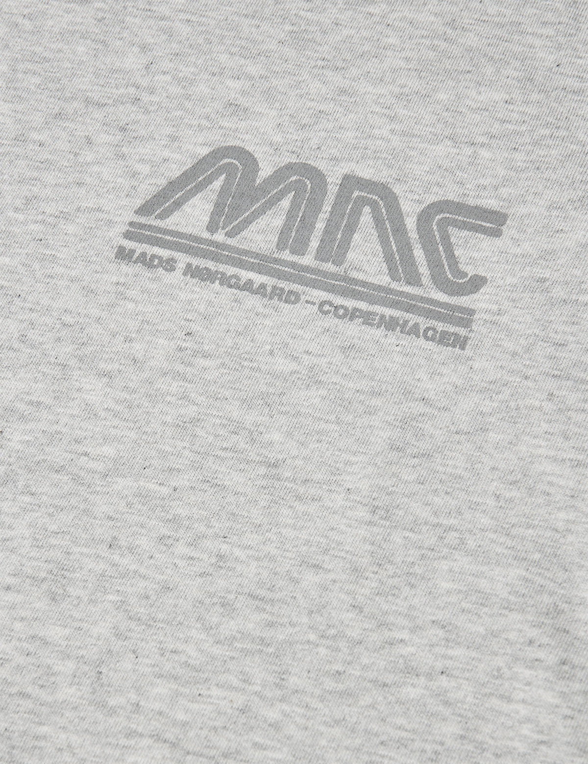 Printed Tee Thorlino Logo Tee, Grey Melange