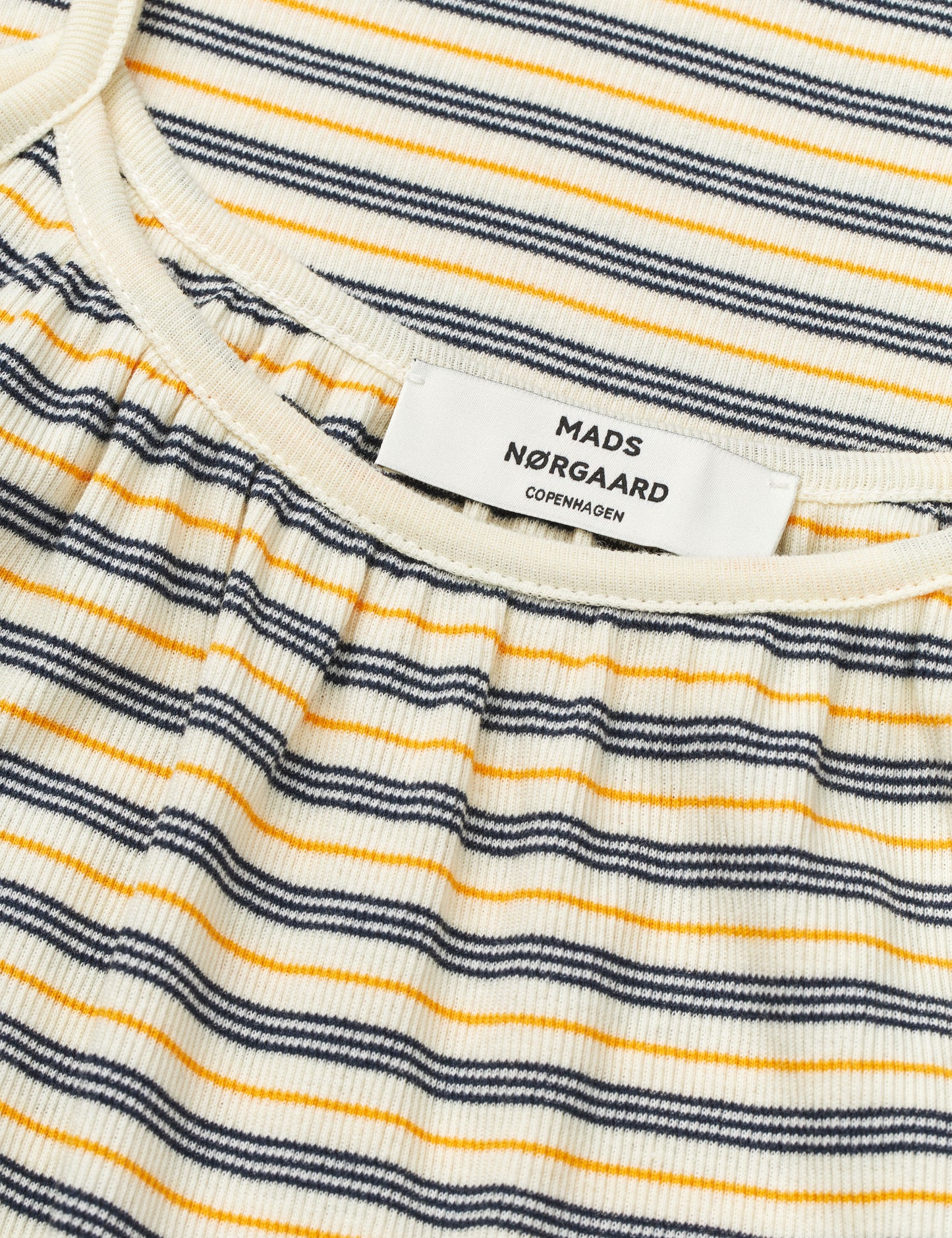 2x2 Cotton Stripe Stine Dress, Vanilla Ice/Sky Captain/Zinnia