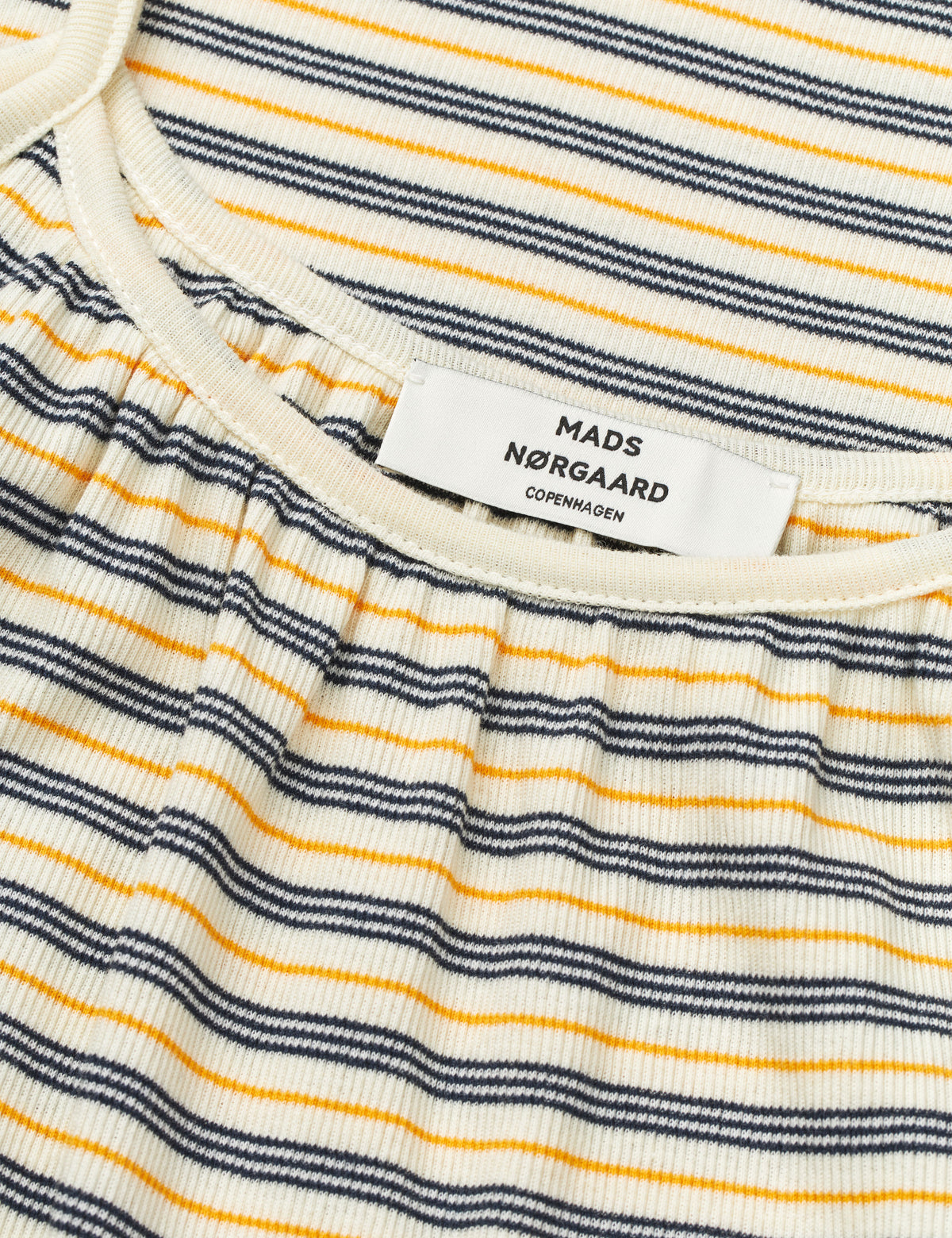 2x2 Cotton Stripe Stine Dress, Vanilla Ice/Sky Captain/Zinnia