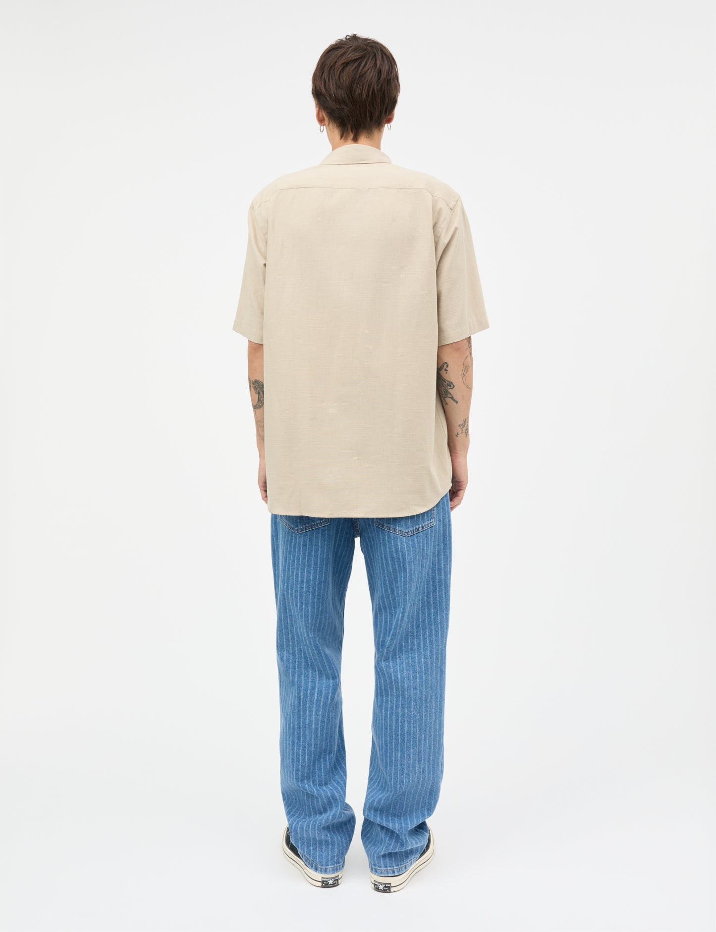 Grida Cotton Victor Shirt SS, Plaza Taupe
