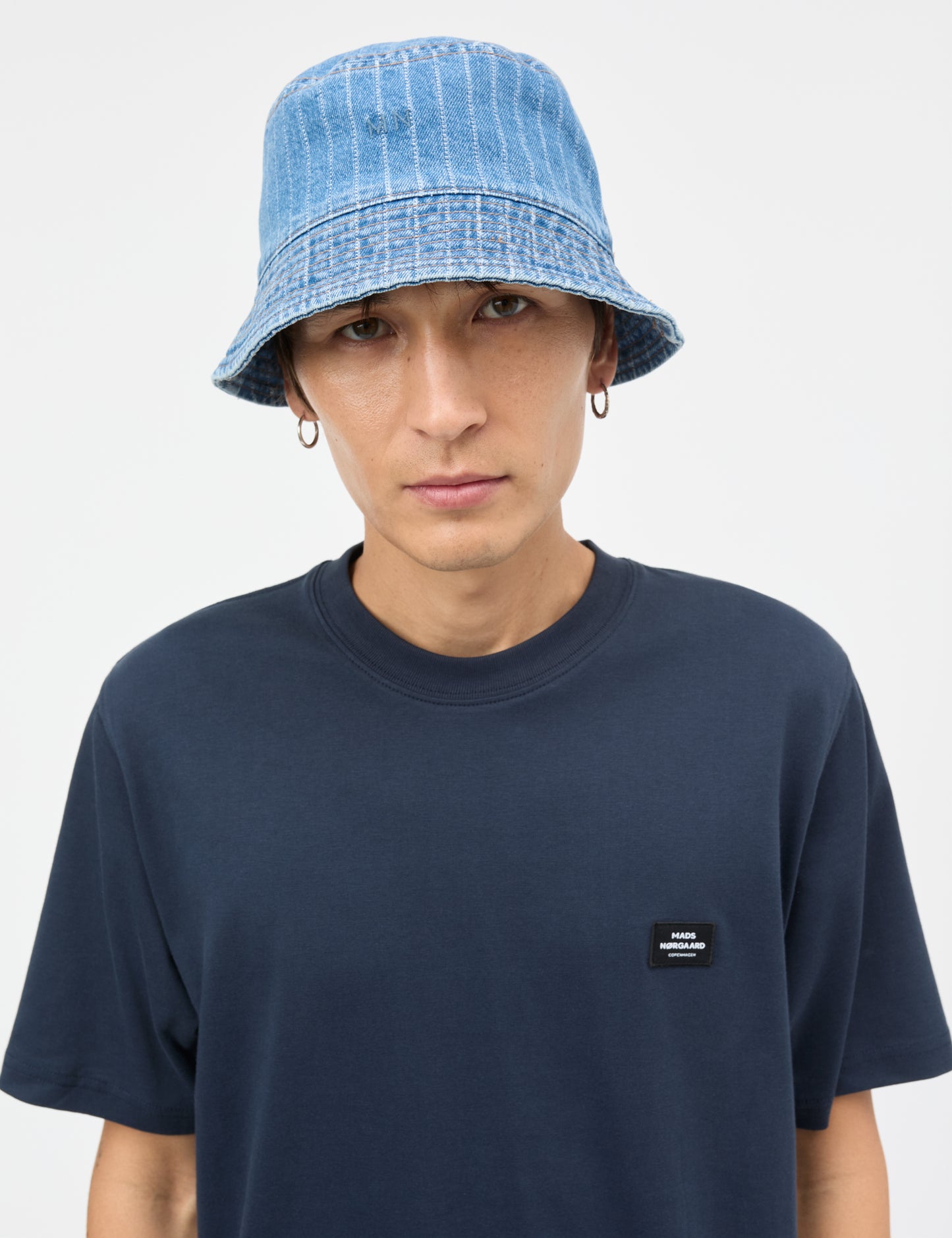 Cotton Jersey Frode Patch Tee, Parisian Night