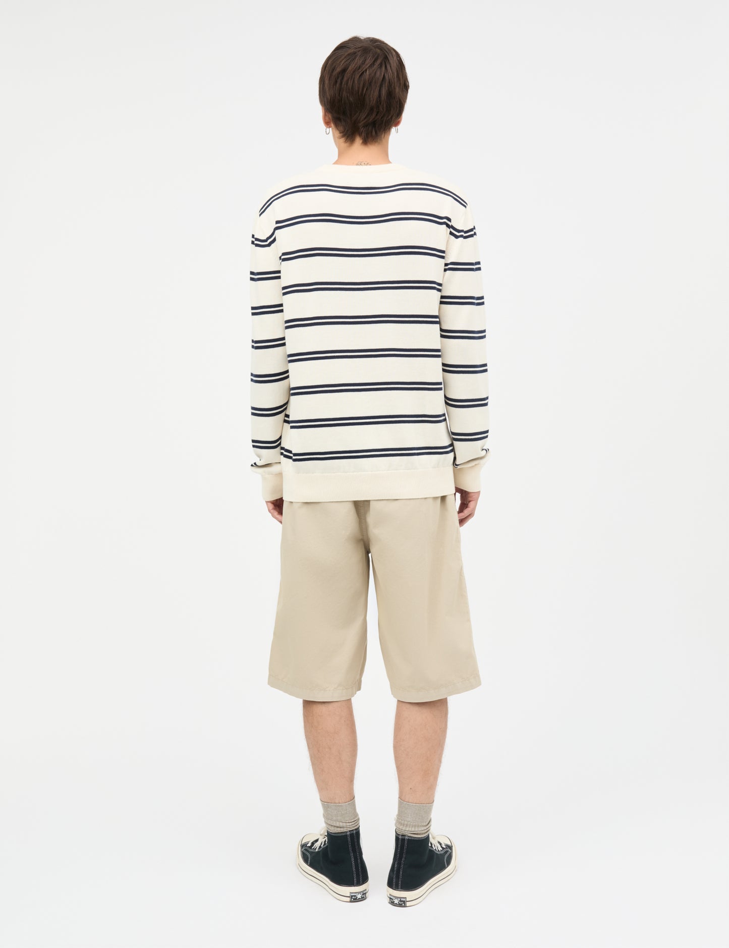 Tight Cotton Karsten Knit ST., Vanilla Ice/Sky Captain
