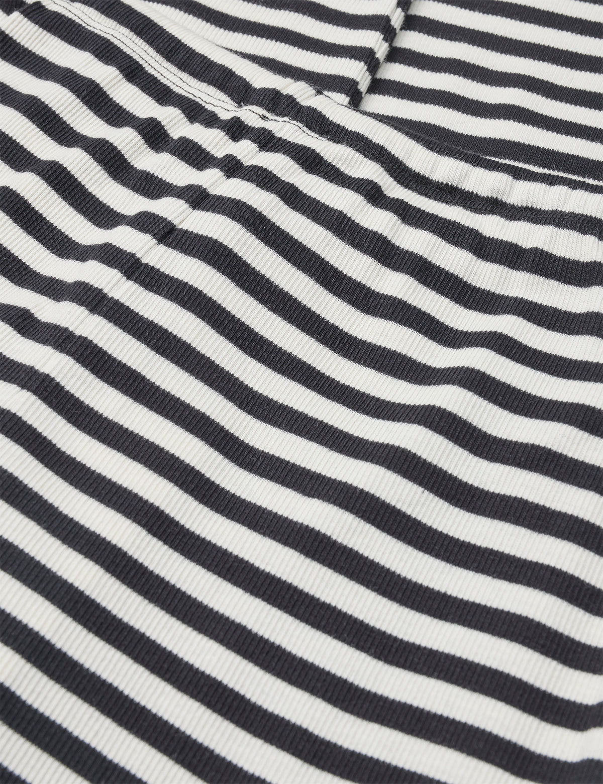 2x2 Cotton Stripe Verona Pants, Black/Vanilla Ice