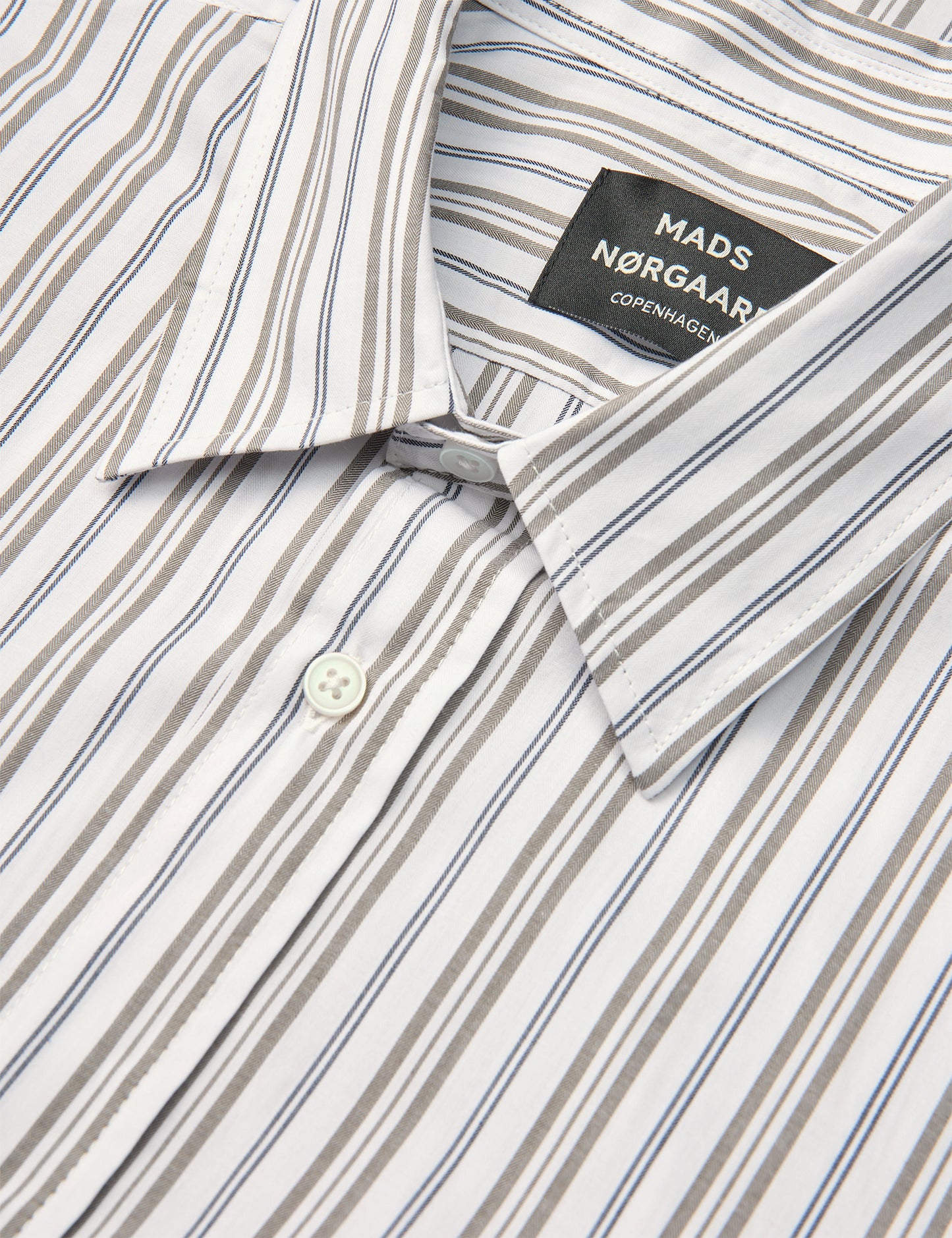 Cotton Soft Marcel Shirt, White/Tarmac ST.