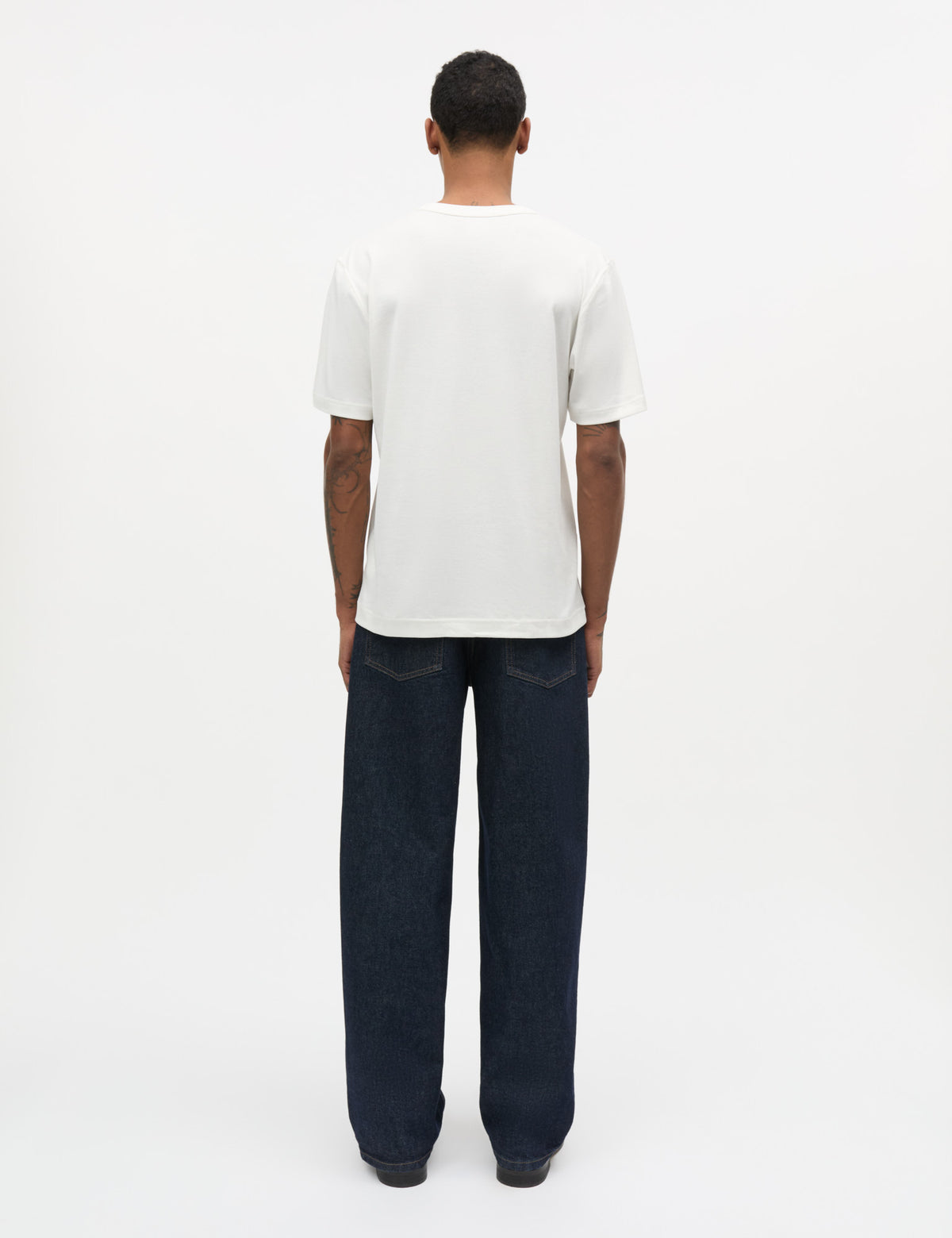 Klassik Rib Esben Tee, White