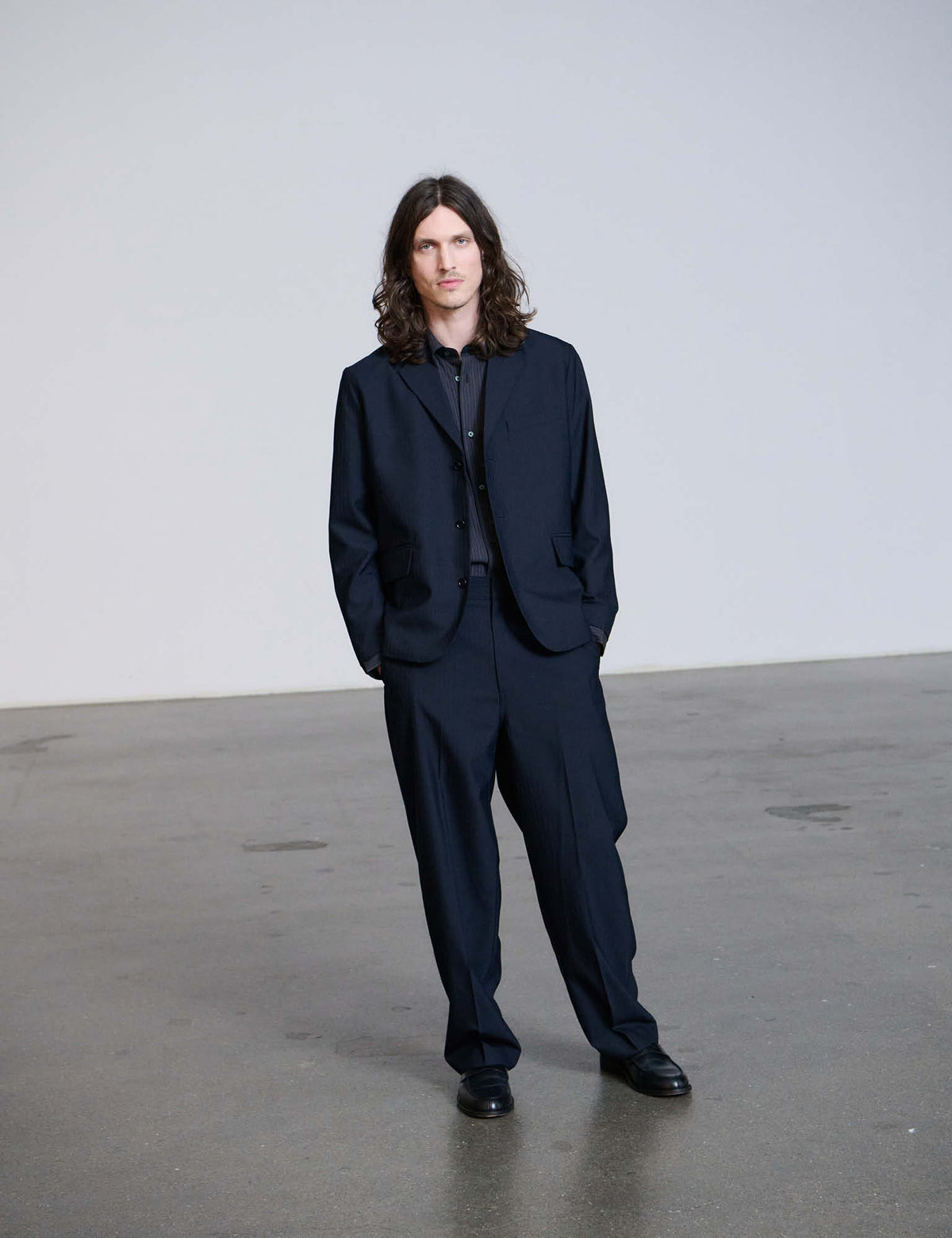 Midnight Pin Louis Dress Blazer, Dark Navy