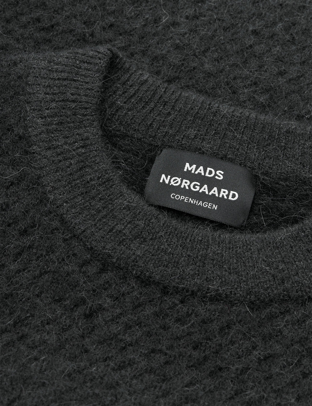 Alpaca Wool Gustav Lusekofte Knit, Phantom/Black
