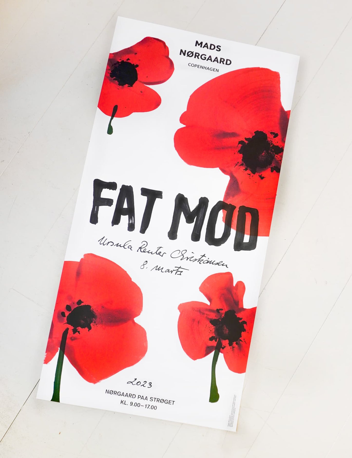 Poster Fat Mod 2023, Black