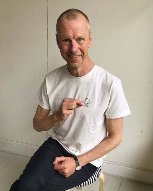 Mads Nørgaard på Heartland Festival med David Shrigley