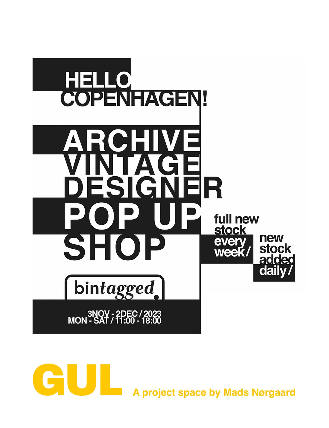 Vintagebutikken Bintagged flytter ind i GUL