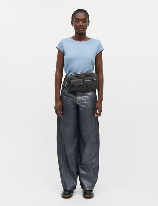 Fine Jersey Teasy Tee FAV, Faded Denim