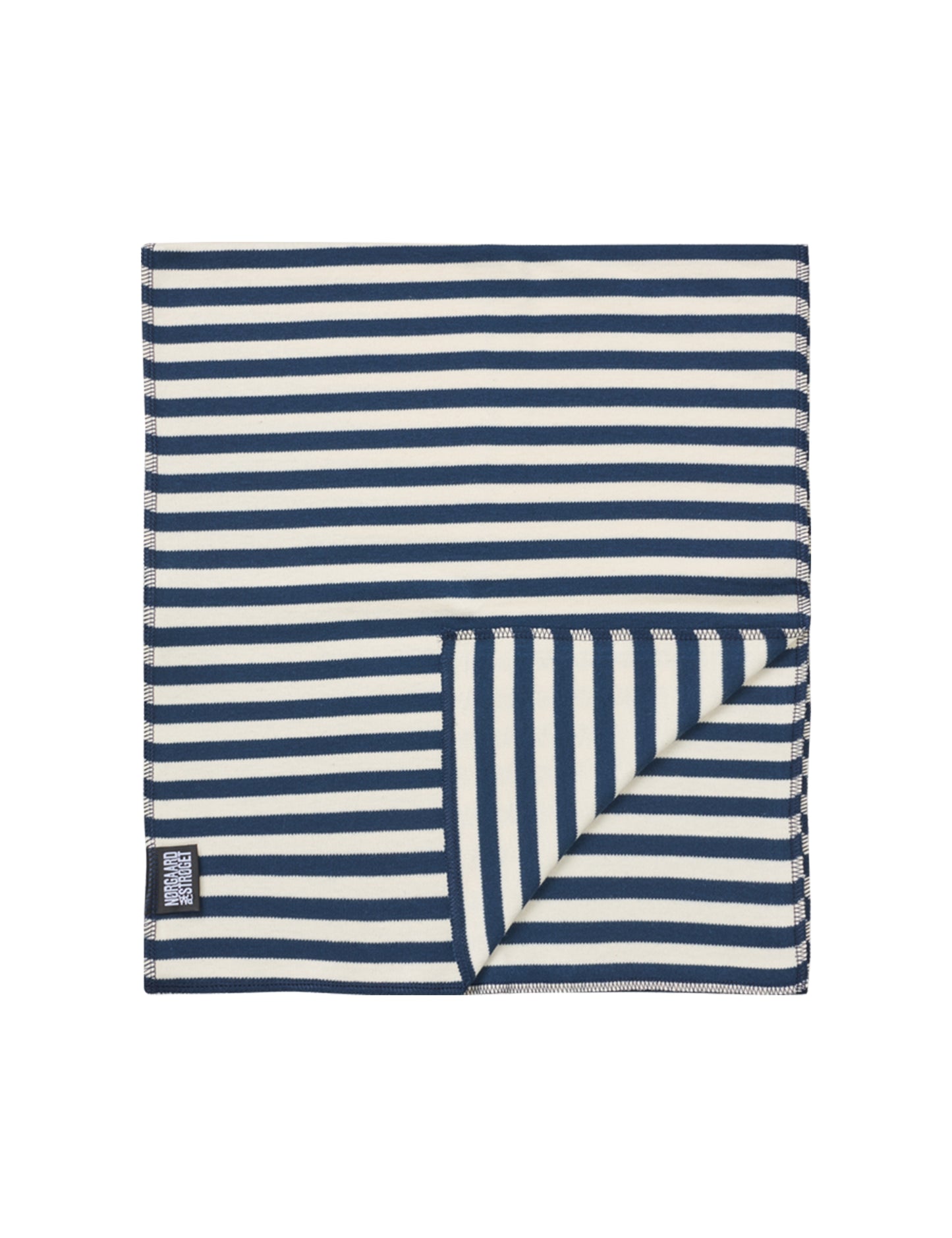 NPS Scarf Interlock, Marine/Ecru