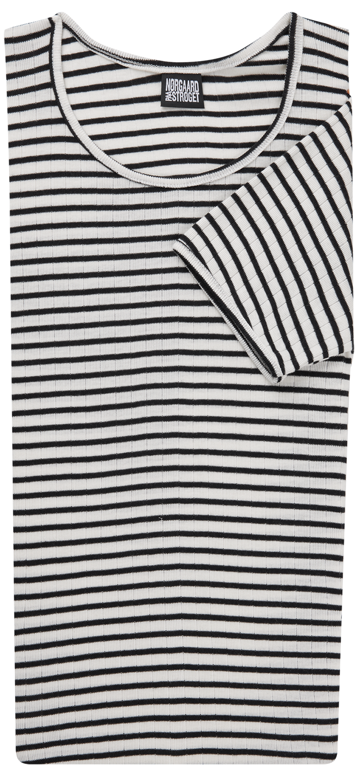 101 Short Sleeve NPS Stripes, Ecru/Black