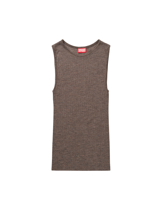 NPS Tank Top Wool, Brown